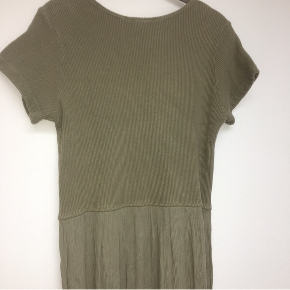 Vintage Barbara Lesser Nude Tan Beige Maxi Dress size Large L EUC - Picture 3 of 8